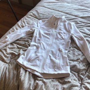 White Lululemon Zip Up
